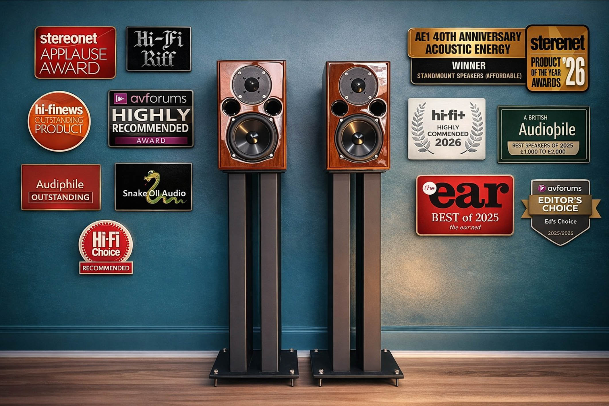 Acoustic Energy - Biểu tượng âm thanh Anh Quốc thuần chủng chính thức có mặt tại Việt Nam với sự trở lại của huyền thoại bookshelf AE1 40th Anniversar