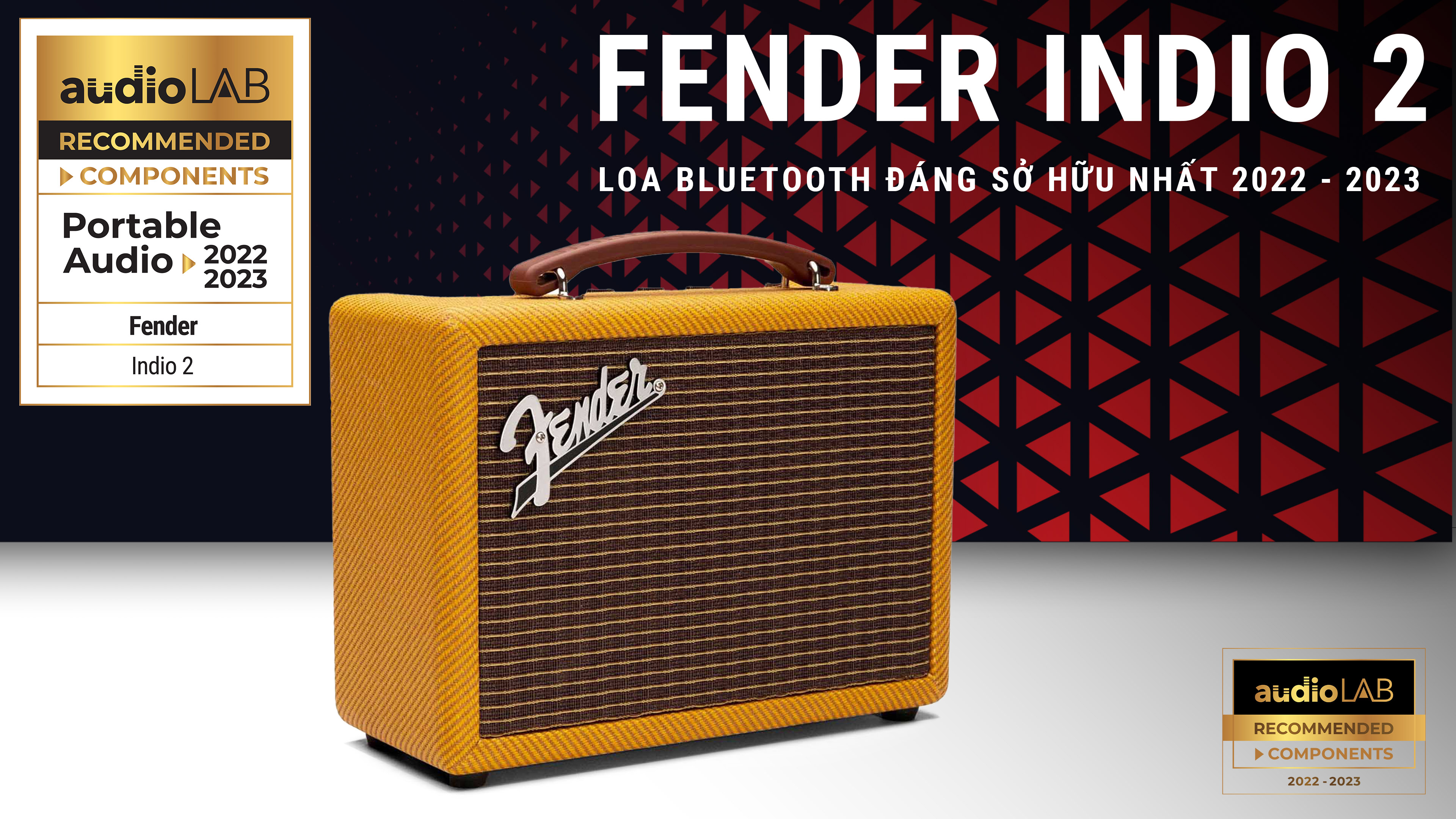 [Audio LAB Recommended] Fender Indio 2 - Loa Bluetooth đáng sở hữu nhất năm 2022 - 2023