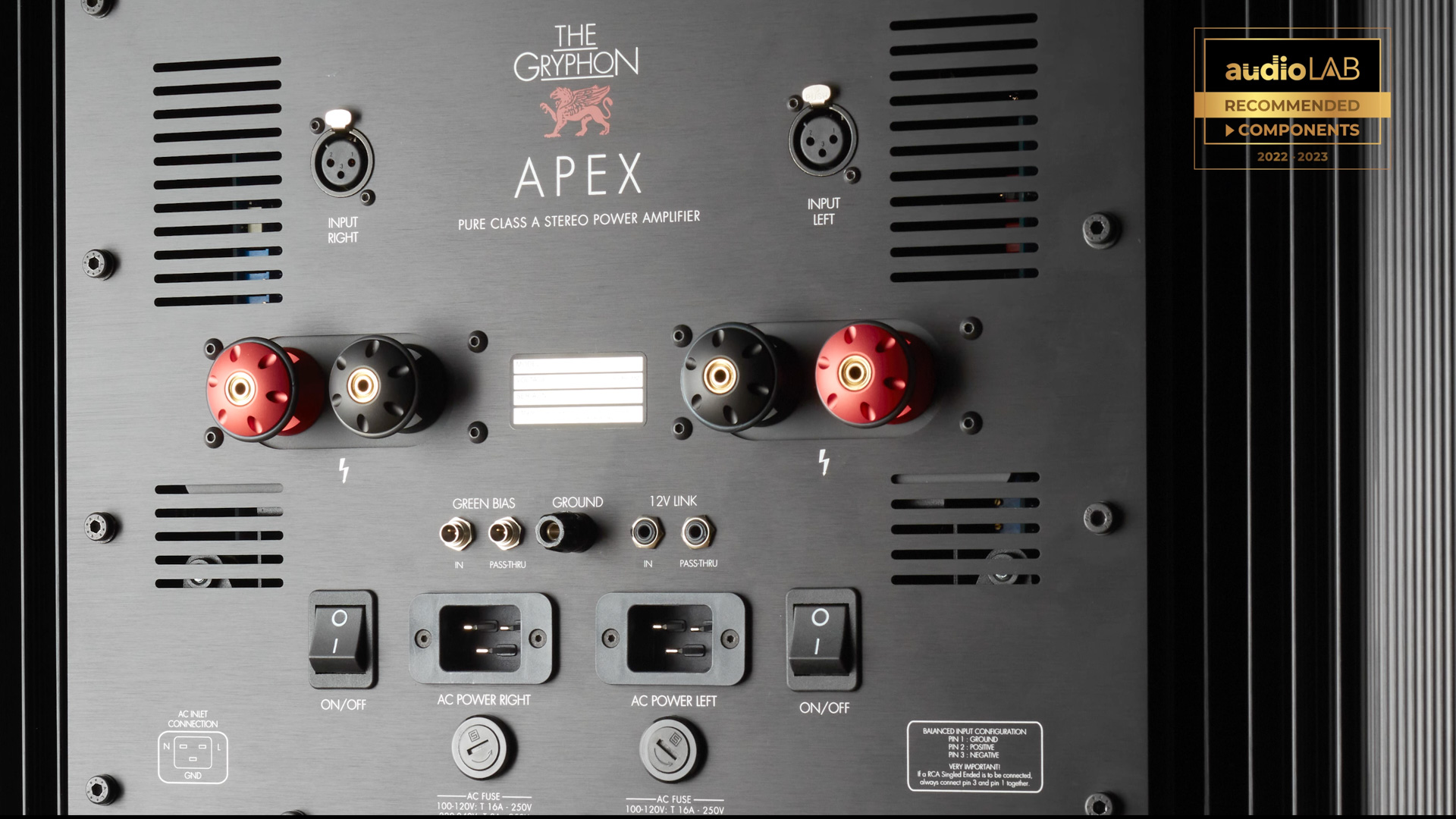 [Audio LAB Recommended] Gryphon Audio APEX Stereo – Stereo Poweramp bán dẫn đáng sở hữ...jpg