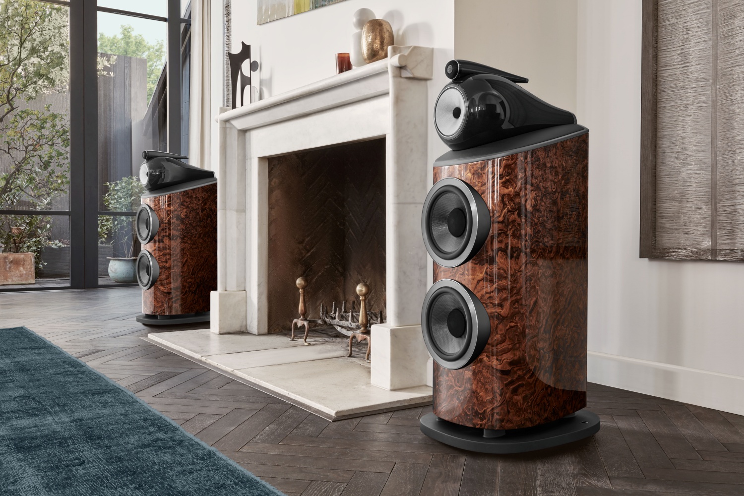 Audio_LAB_High--B&W - 801 D4 Signature California Burl Gloss - Lifestyle 3.jpeg