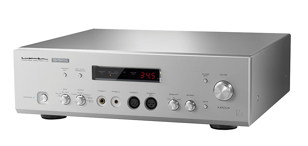 Luxman P-100 CENTENNIAL – Chiếc ampli tai nghe kỷ niệm 100 năm thành lập, công suất 16W và có cả chế độ monos