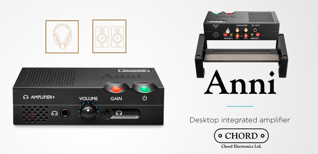 Chord Anni ampli tích hợp hoàn hảo cho không gian nhỏ với mạch khuếch đại thừa hưởng từ series ULTIMA đầu bảng của Chord Electronics