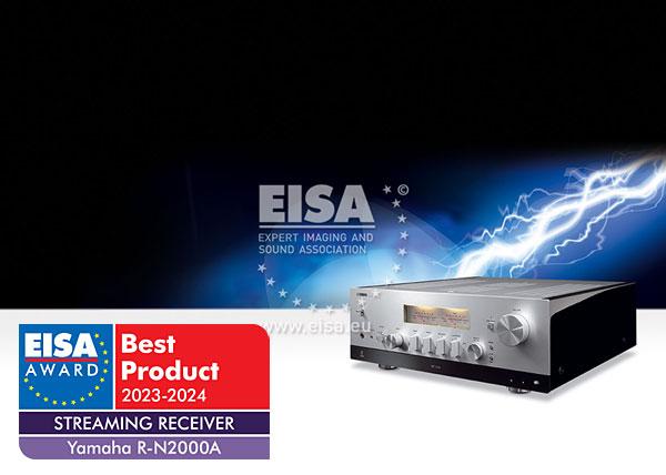 Yamaha R-N2000A nhận giải thưởng EISA Award hạng mục streaming receiver của năm 2023 - 2024