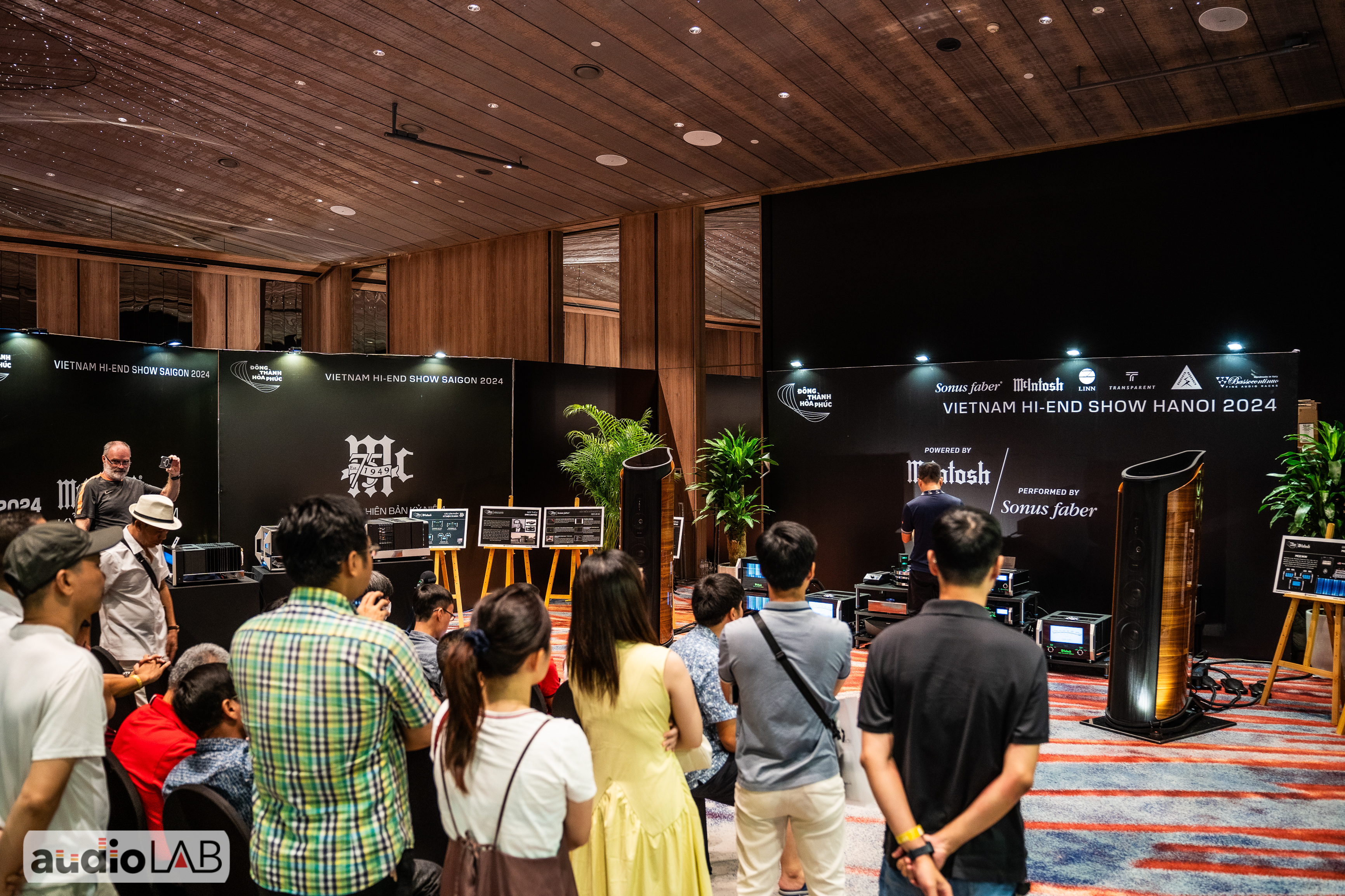 [Hi-end Show Hà Nội 2024] Chiêm ngưỡng phối ghép tuyệt vời giữa Mcintosh MC 2.1KW và Sonus Faber AIDA 2 SE tại phòng nghe của Đông Thành - Hoà Phúc