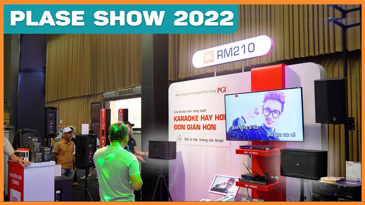 JBL RM210 - Dàn karaoke active gia đình được yêu thích nhất PLASE Show 2022