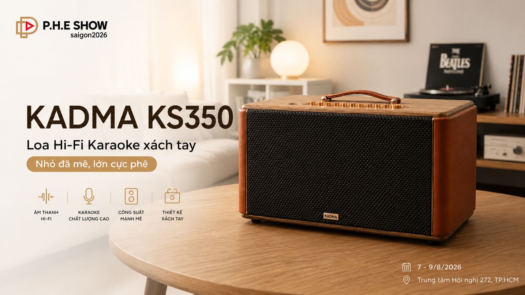 KADMA KS350: "Nhỏ đã mê, lớn cực PHÊ" hứa hẹn khuấy đảo bầu không khí tại P.H.E SHOW 2026