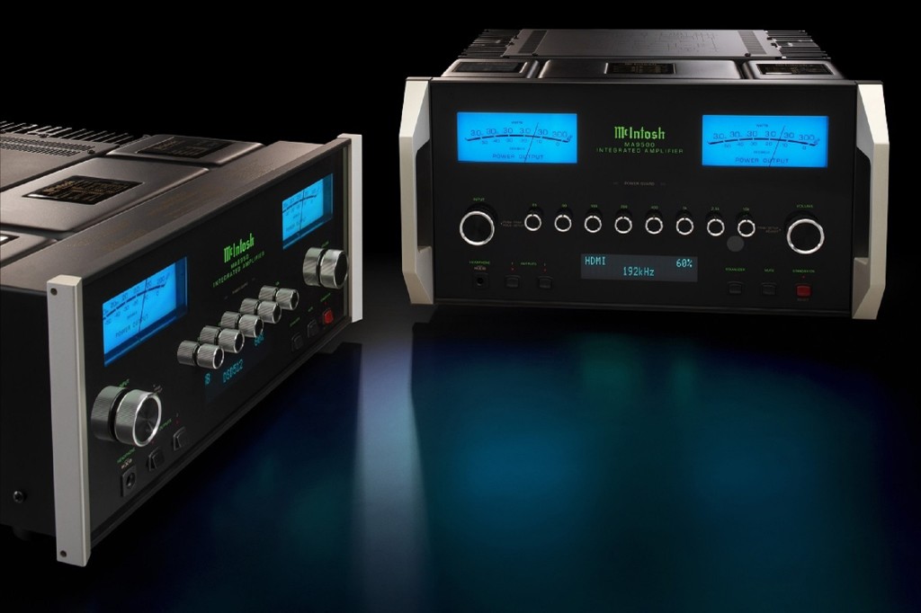 McIntosh MA8950 và MA9500 thiết kế đặc trưng, nhiều ngõ vào analog, trang bị mạch giải mã DA2 cao cấp cùng loạt cải tiến giúp tăng công suất động