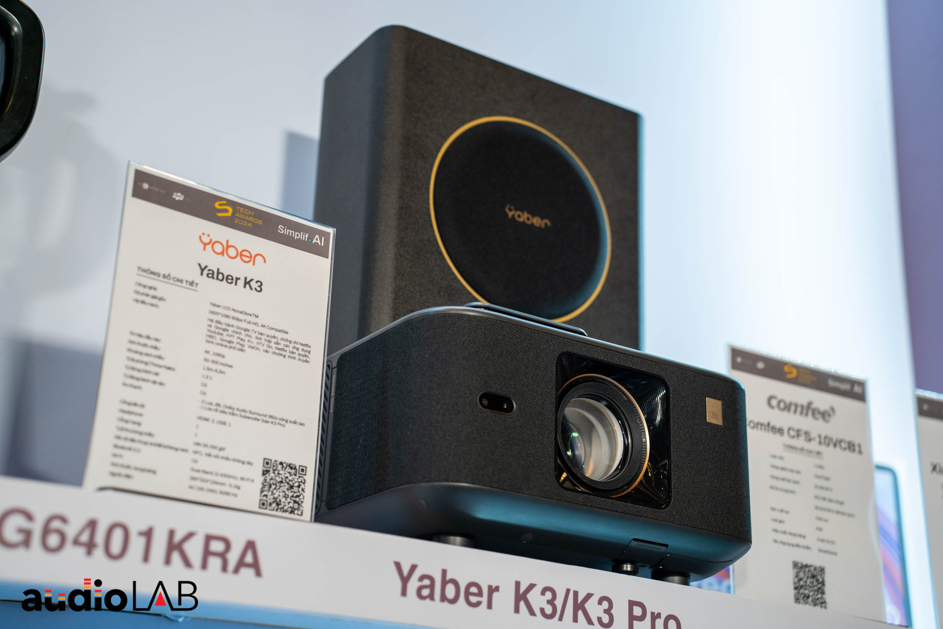 Máy chiếu Yaber K3/K3 Pro nhận giải máy chiếu tôi yêu tại Tech Award 2024