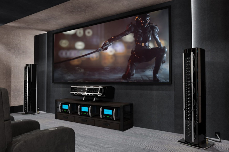 McIntosh XCS1.5K - Loa center có hiệu suất và chất lượng trình diễn cao với 43 driver công suất 1500W