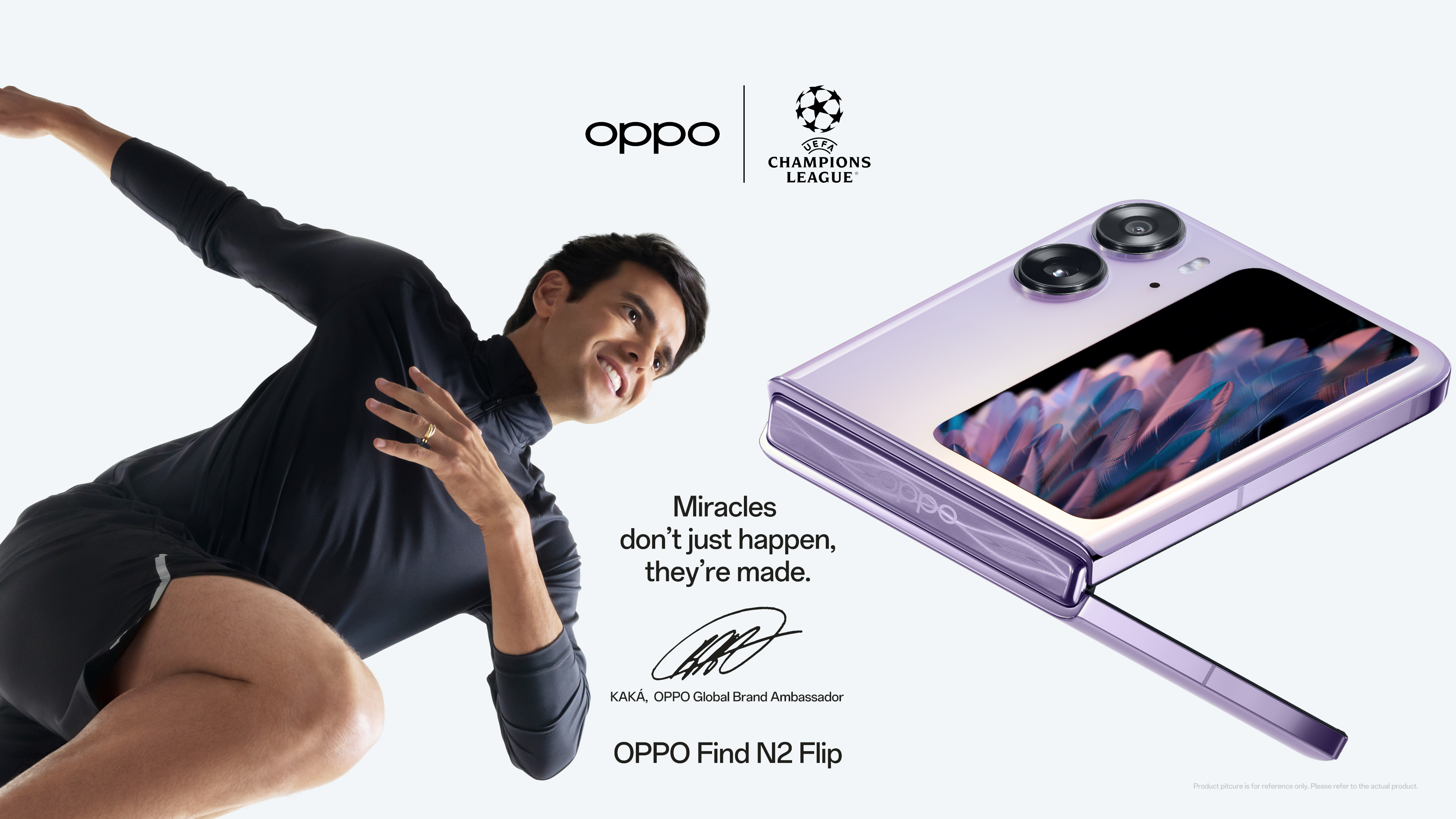 Kaká chính thức trở thành Đại sứ thương hiệu OPPO toàn cầu cho sự hợp tác với UEFA Champions League