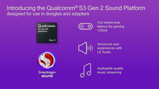 Qualcomm S3 Gen 2 chính thức: Nền tảng âm thanh di động với độ trễ cực thấp dưới 20ms