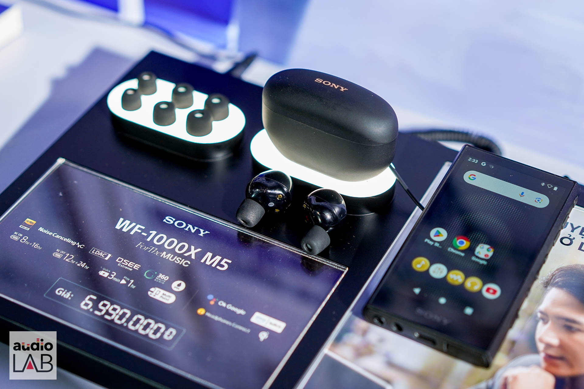 Sony ra mắt tai nghe true wireless đầu bảng WF-1000XM5 với thiết kế mới, chống ồn hiệu quả hơn, giá 6,99 triệu đồng