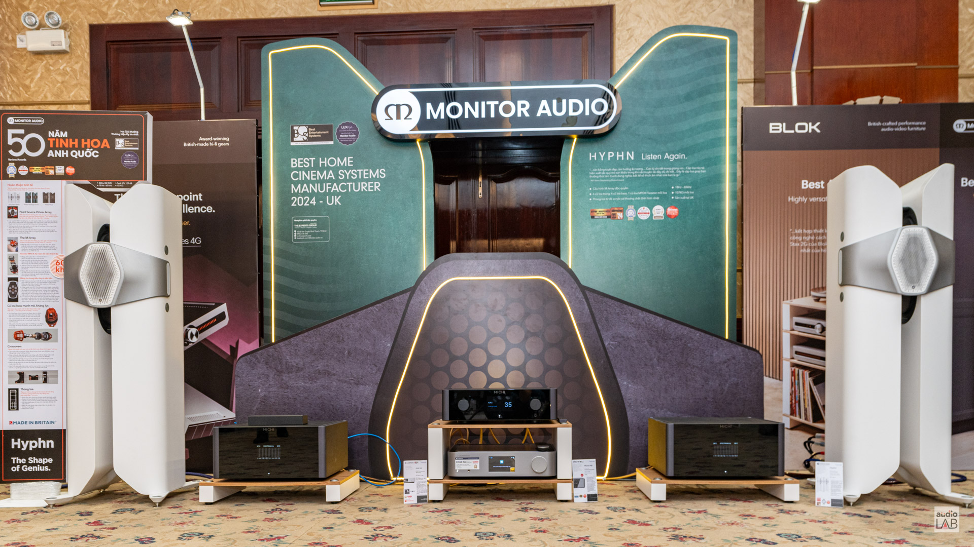 The Experts Group trình diễn loa Monitor Audio Hyphn đỉnh cao tại Hi-End Show Sài Gòn 2024