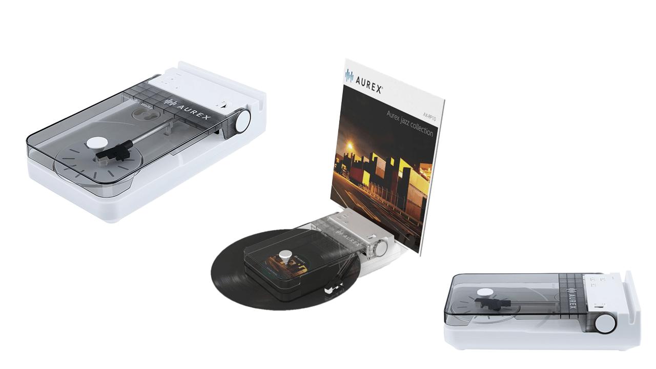 Toshiba Aurex AX-RP10: Máy phát đĩa than di động có Bluetooth dành cho tín đồ vinyl hiện đại