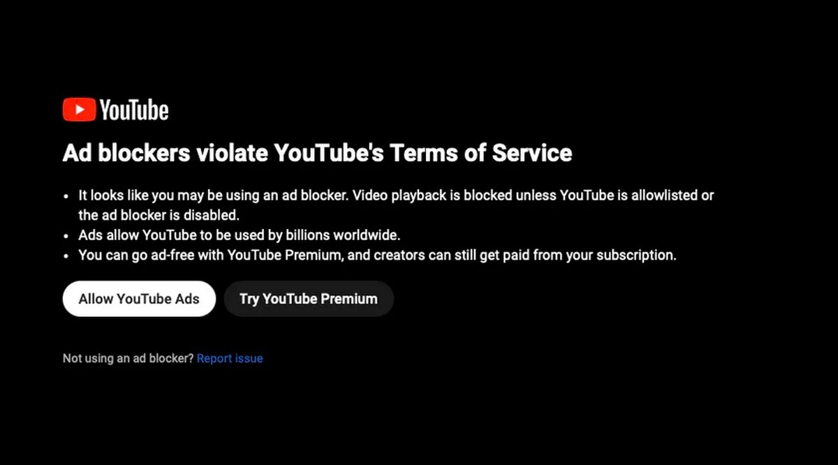 YouTube "đã căng" trong cuộc chiến chống lại phần mềm chặn quảng cáo