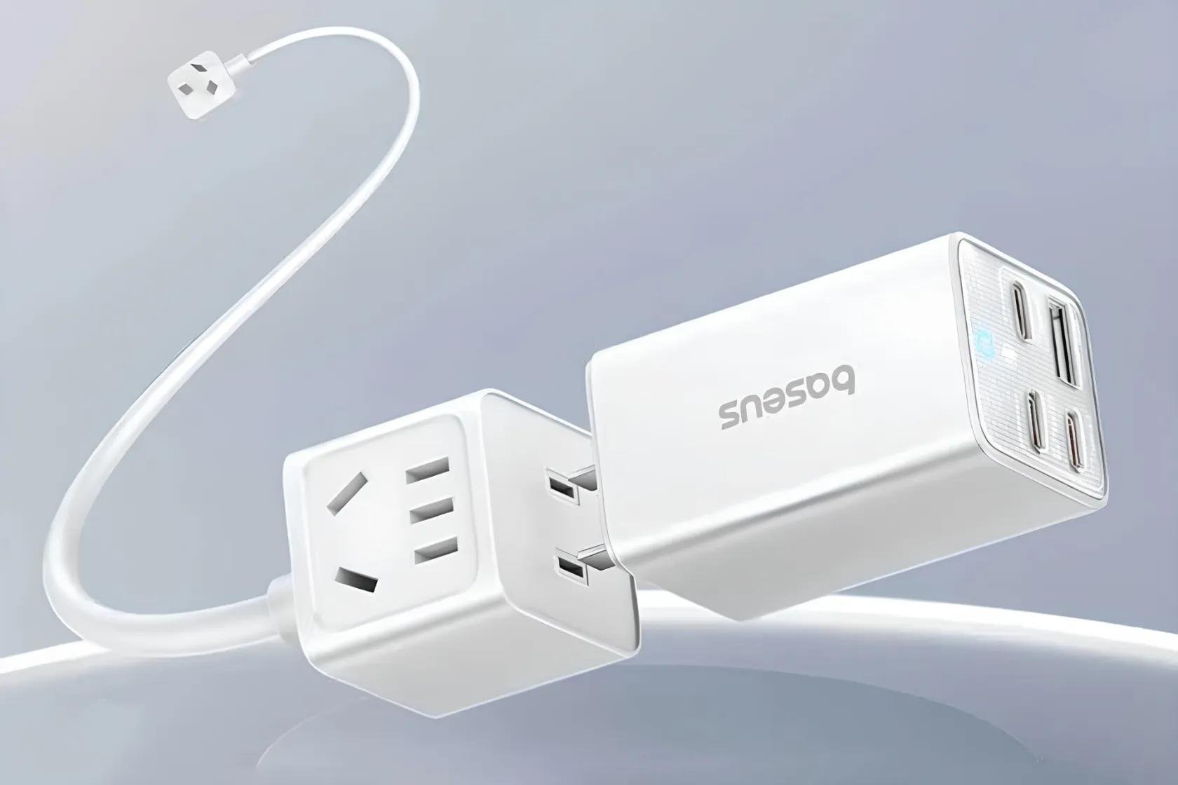 Baseus Lingao Mini ra mắt: Adapter sạc nhỏ gọn, có module ổ cắm AC tháo rời tiện lợi