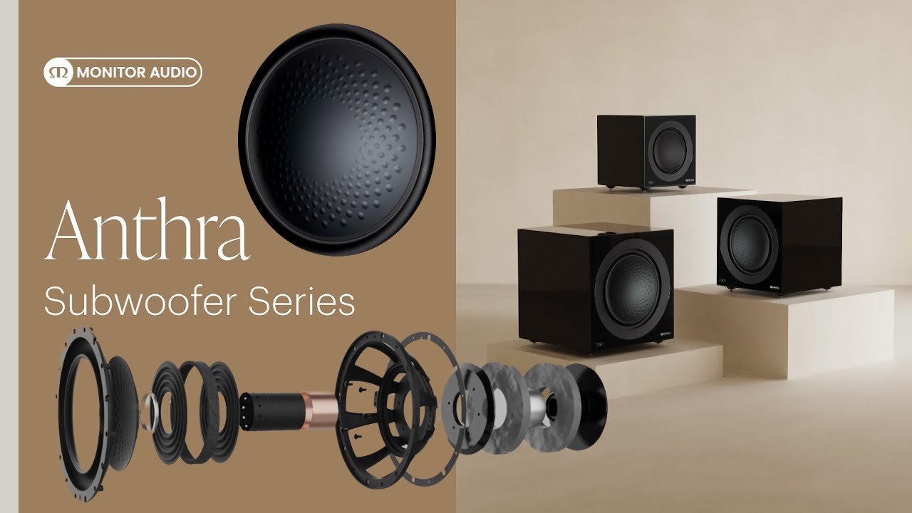 Anthra - Dòng subwoofer đầu tiên của Monitor Audio có màng C-CAM kết hợp công nghệ RST II