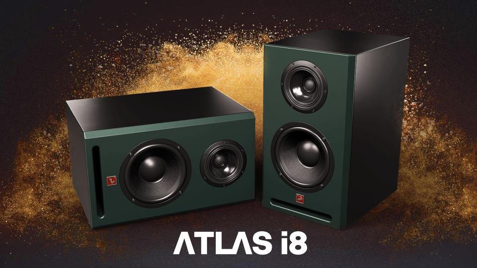 Antelope Audio Atlas i8 trình làng: Loa kiểm âm nhỏ gọn, 3 đường tiếng, driver đồng trục, giá từ 2500 Euro